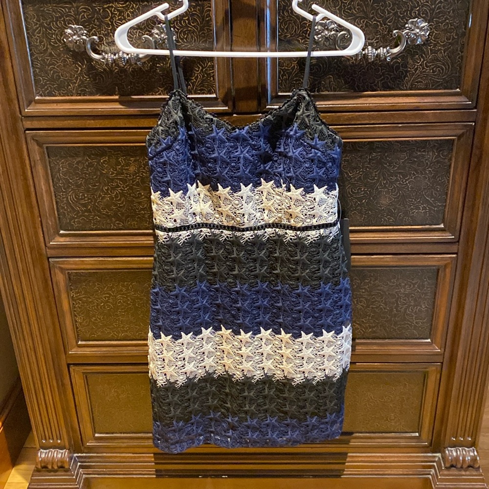 Bebe navy dress